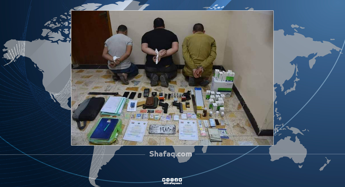 اعتقال 3 متهمين بحوزتهم أسلحة غير مرخصة ومخدرات شرقي صلاح الدين