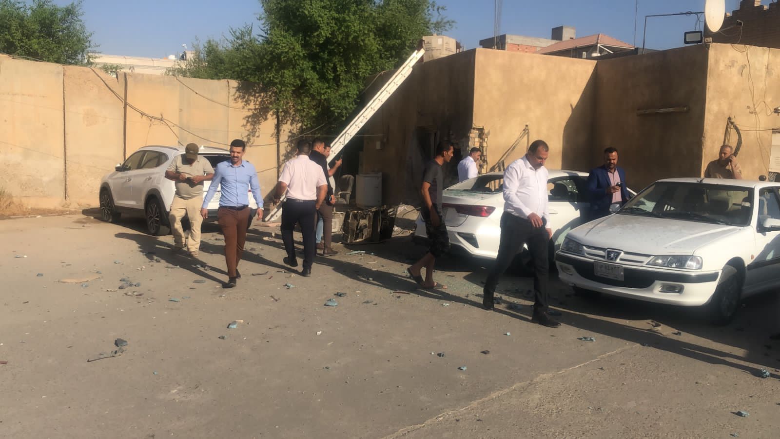 خلية الاعلام الأمني تعلن اصابة ضابط و3 من الأجهزة الأمنية بقصف الخضراء