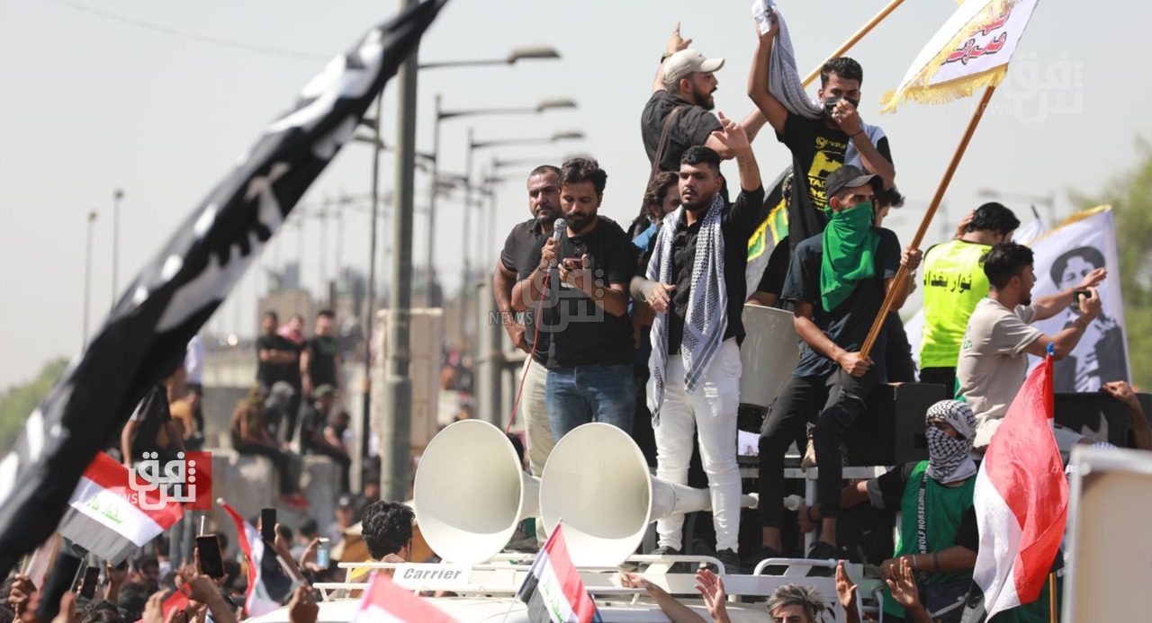 ارتفاع حصيلة الصدامات بين المتظاهرين والأمن وسط بغداد إلى أكثر من 50 جريحا 