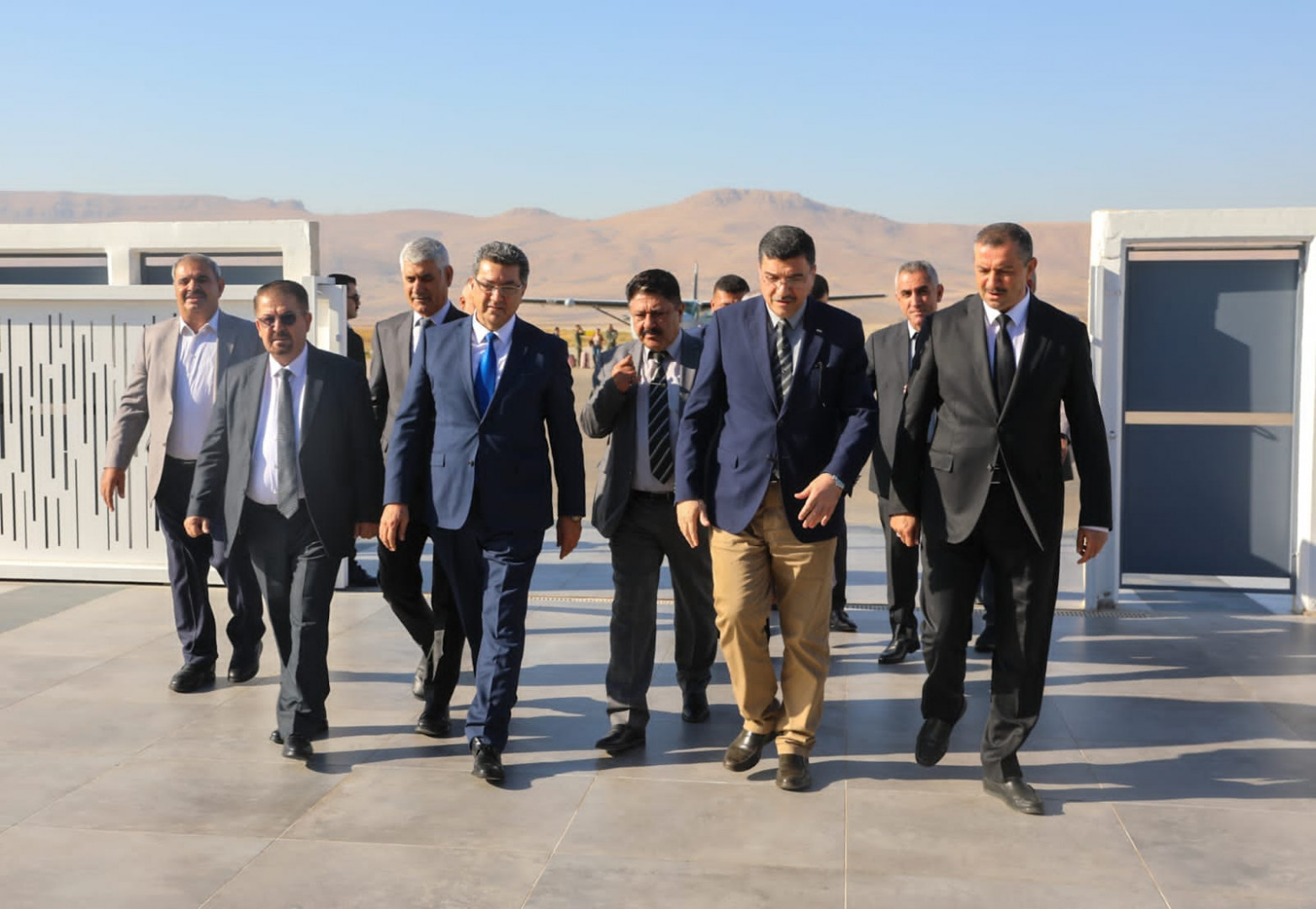Iraqs Water Minister arrives in alSulaymaniyah 