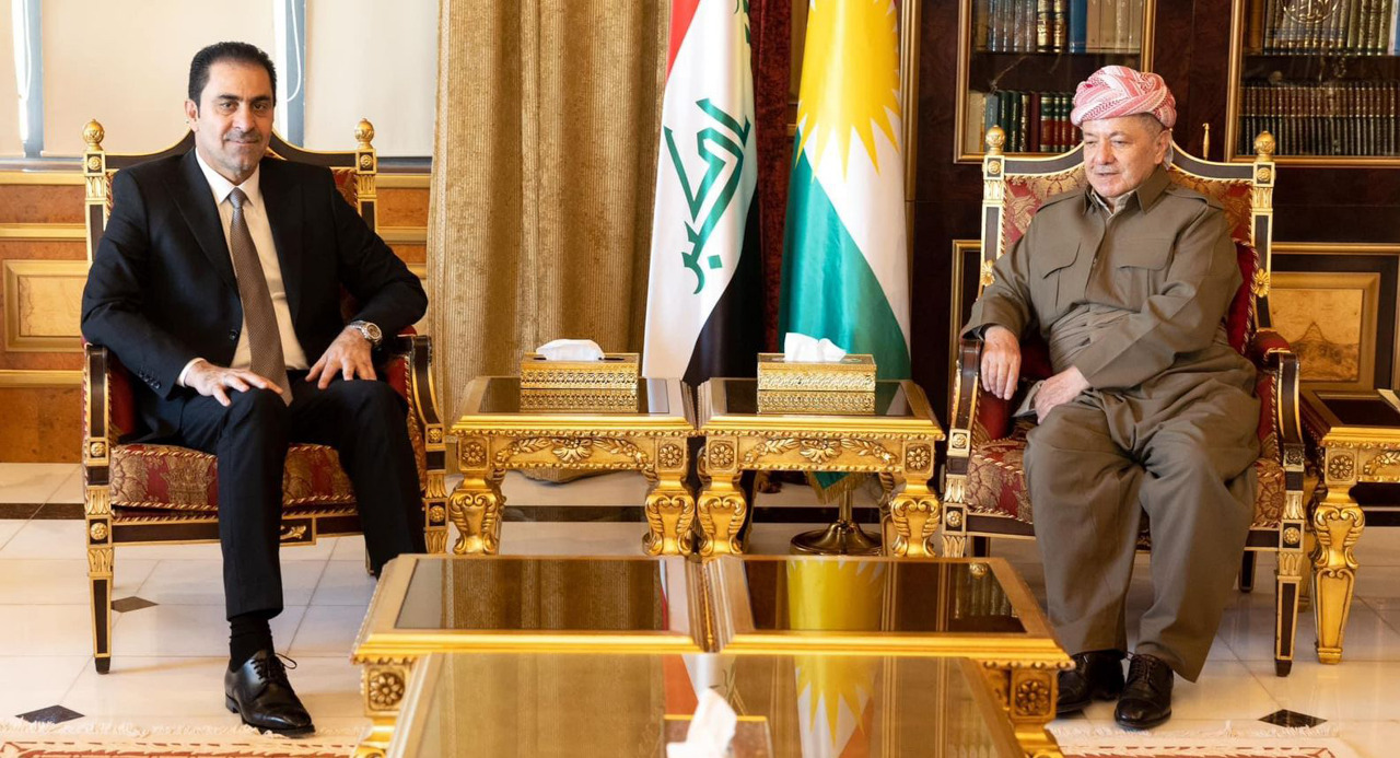 بارزاني والمندلاوي يبحثان العملية السياسية في العراق