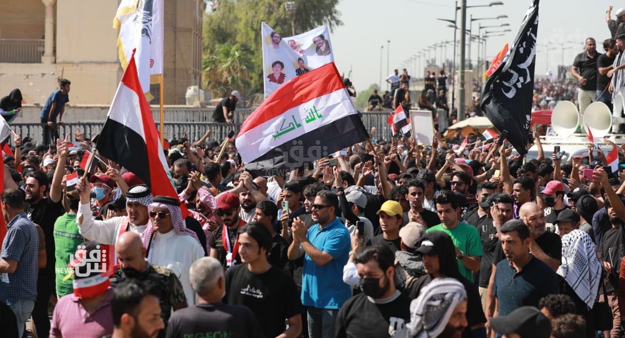 شفق نيوز تحصي إصابات التظاهرات والأمن يفرض سيطرته على جسرين و3 ساحات ببغداد 
