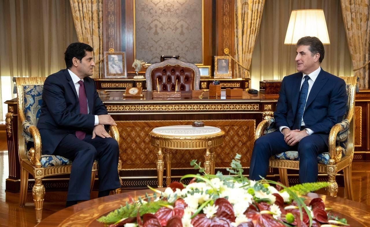 الرئيس نيجيرفان بارزاني يستقبل القنصل الكويتي الجديد في إقليم كوردستان