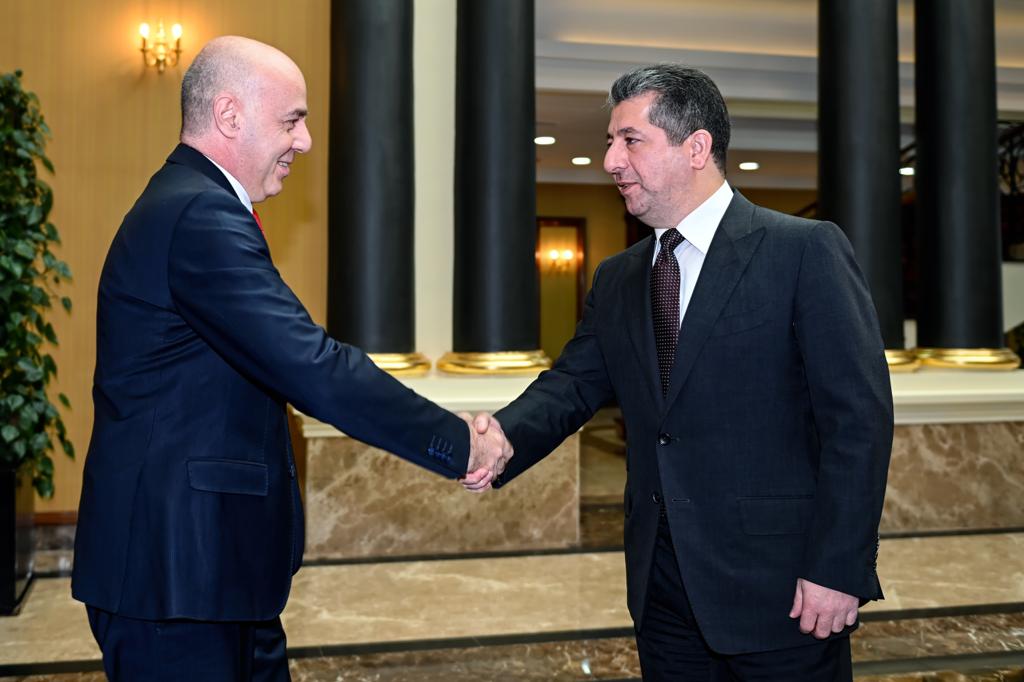 PM Barzani receives Turkish ambassador to Iraq