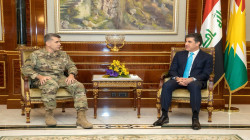 President Barzani meets with the Commander of the International Coalition 