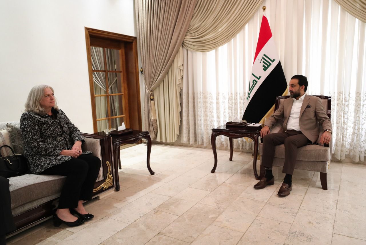 Al-Halboosi receives the US Ambassador to Iraq 