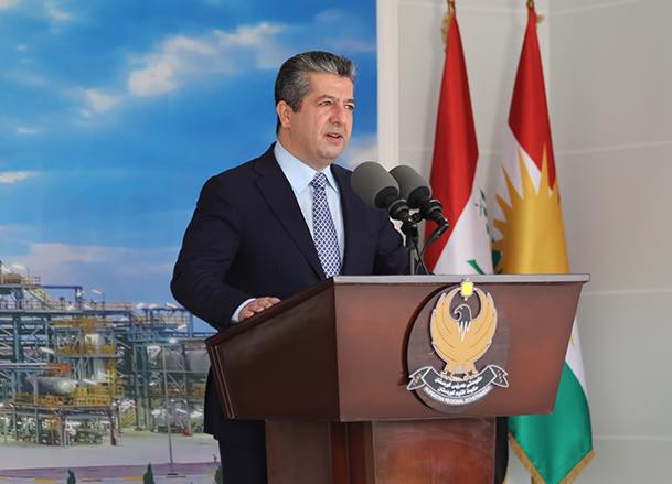 PM Barzani on the inauguration of Lanaz refinery: we hope Baghdad and Erbil work out an oil and gas law