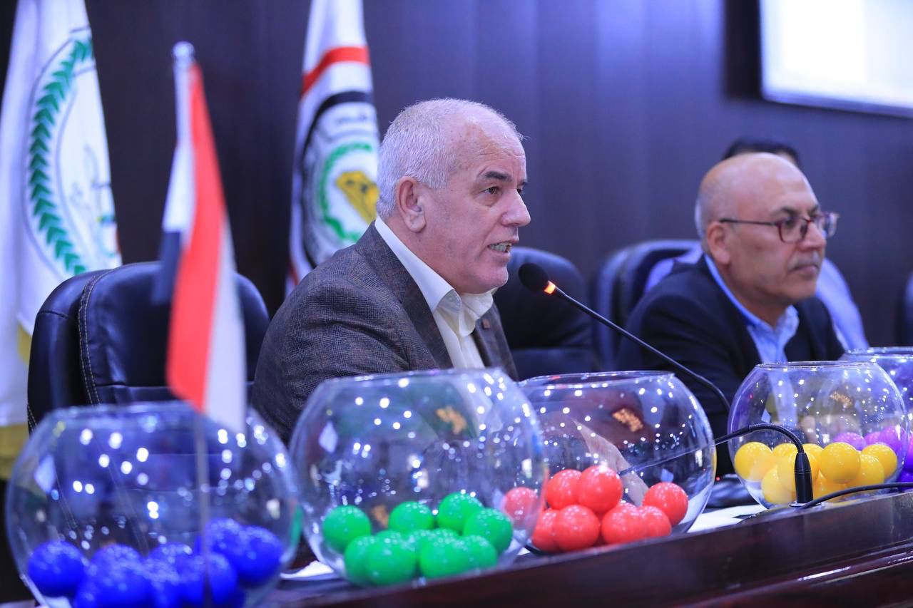 بحضور ممثلي الأندية المشاركة.. إقامة قرعة بطولة كأس العراق