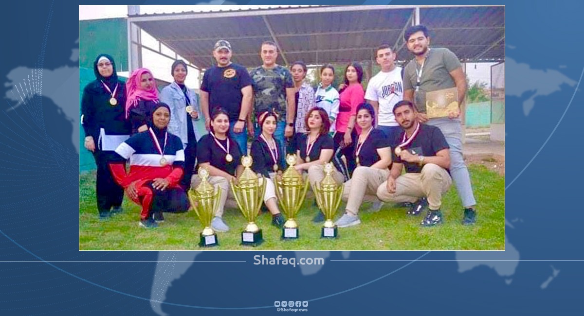 اختتام بطولة أندية العراق للرماية بالأسلحة الهوائية في بغداد