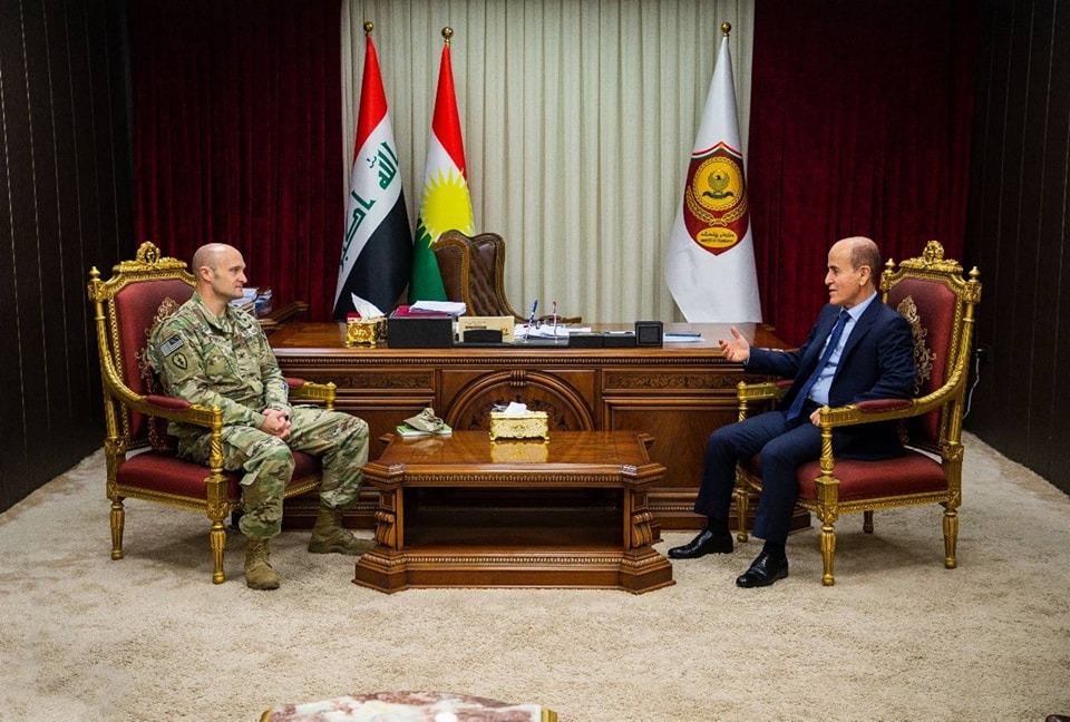 Ismail receives U.S. military attaché in Iraq