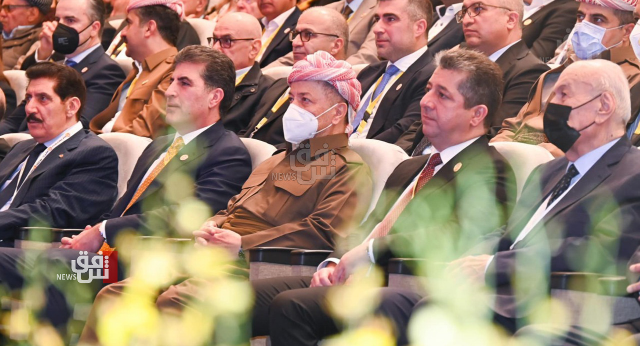KDP reelects Masoud Barzani as president.. Nechirvan, Masoud Barzani as his deputies