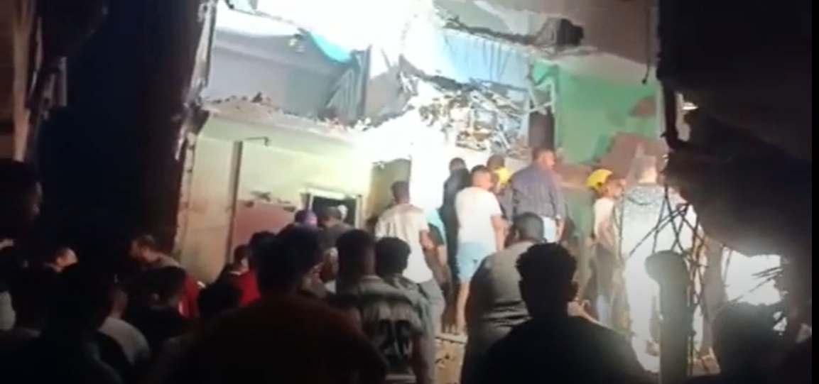 ضحايا بإنهيار مبنى سكني في مصر 