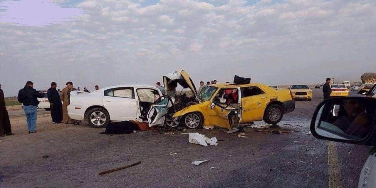 خلال 24 ساعة.. الحوادث المرورية تحصد أرواح 5 عراقيين وتخلف 10 إصابات  