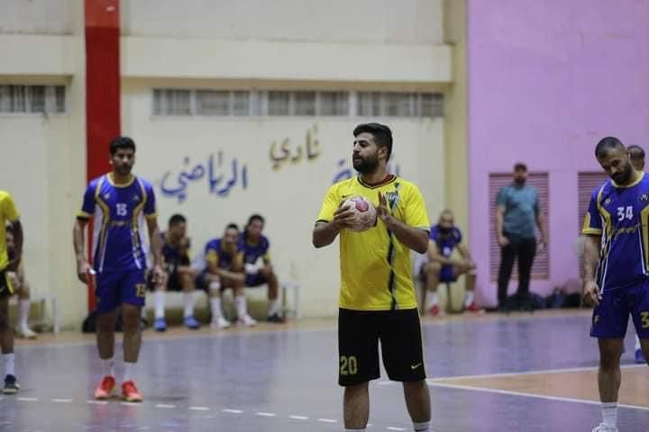 اربعة انتصارات في الدوري العراقي الممتاز لكرة اليد 