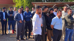 كرميان.. وقفة لإطلاق سراح شابين مدانين بإضرام النار اثناء تظاهرة عام 2020 (صور)