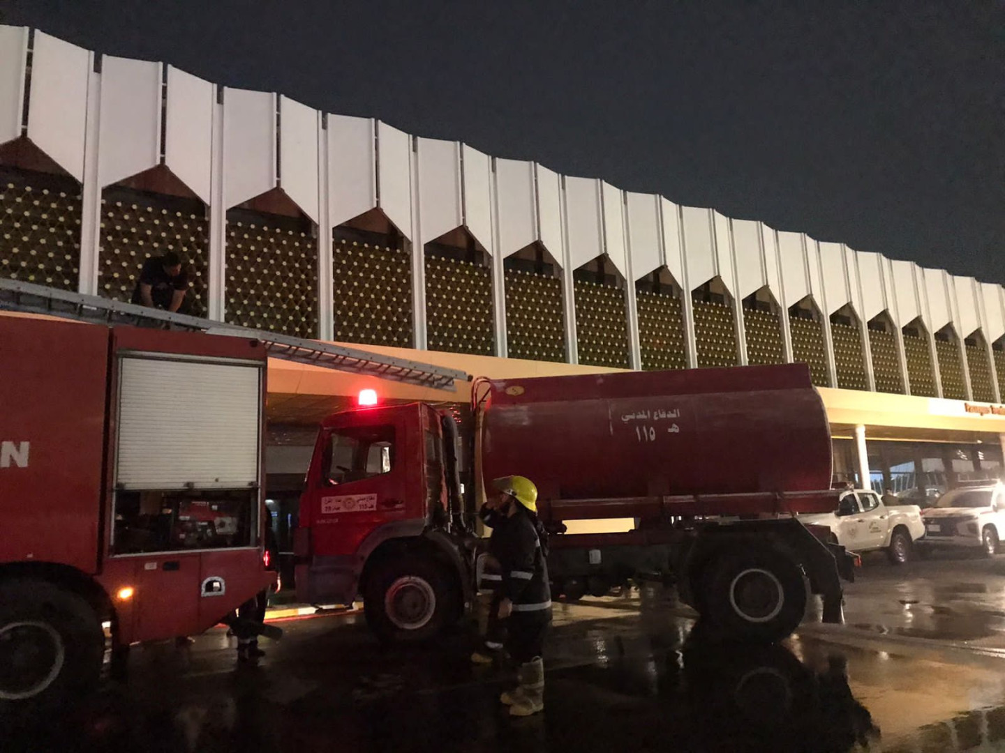 السوداني يحقق في منظومة إطفاء ذاتي "متوقفة منذ 10 سنوات" بمطار بغداد الدولي  