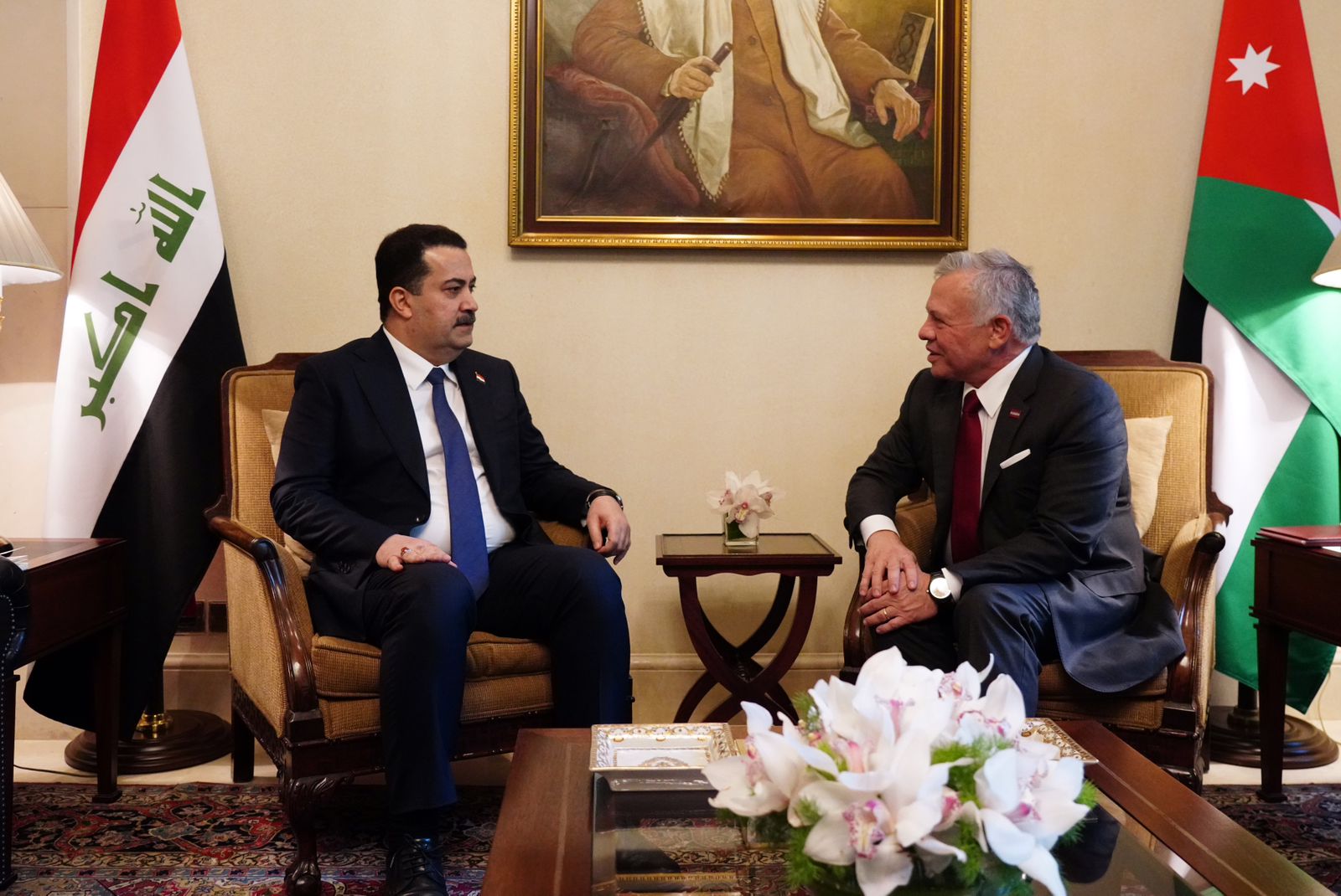 Iraq's PM meets the Jordanian King in Amman