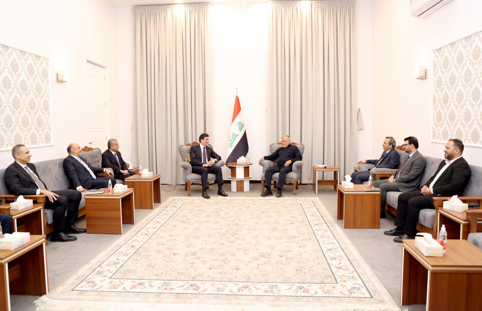President Barzani to al-Ameri: Baghdad is Erbil's 