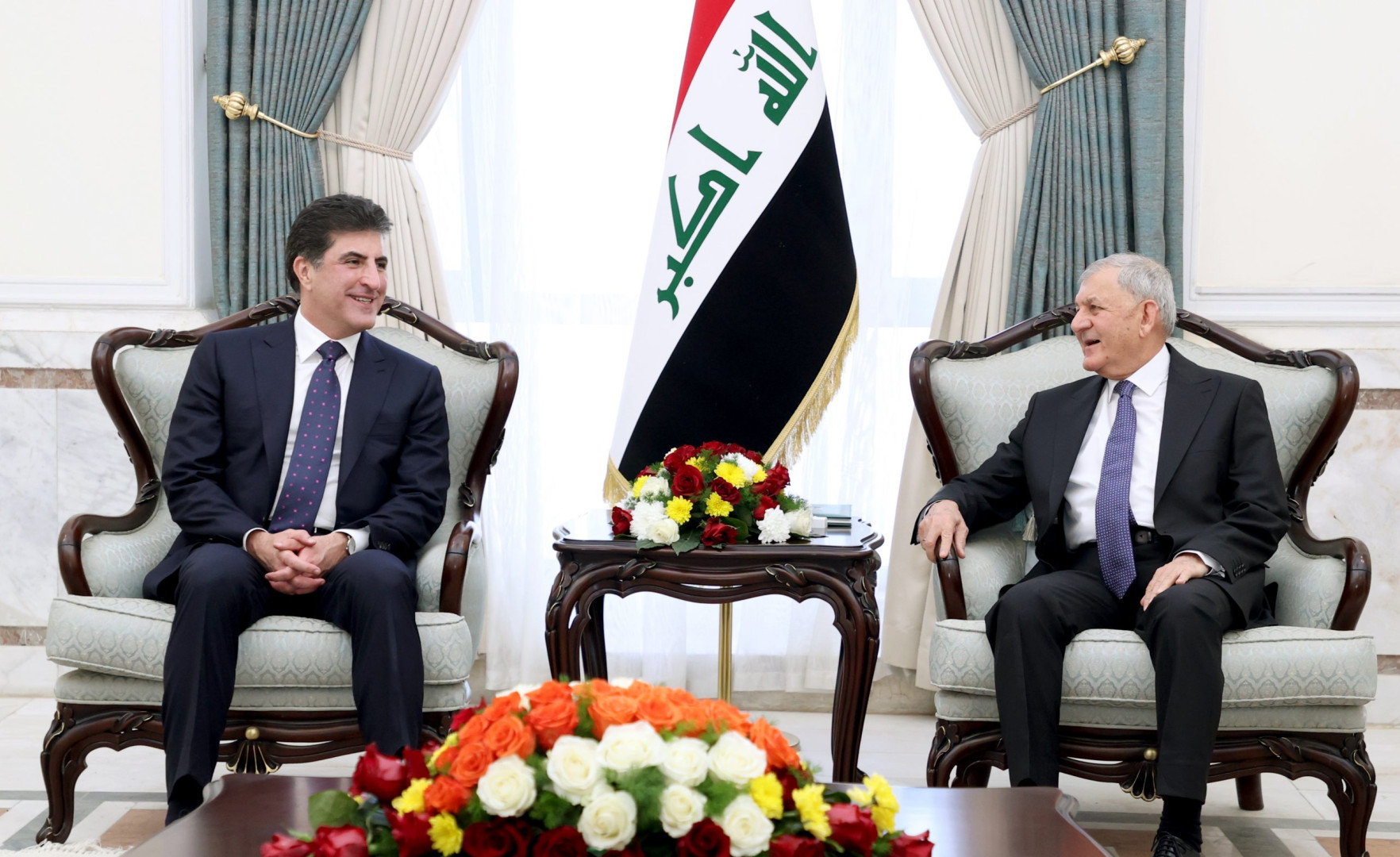 President Barzani meets with Iraqi President