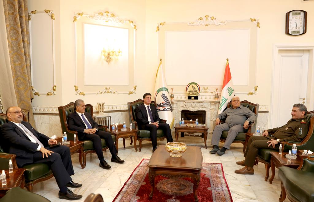 President Barzani discuss the ArmyPeshmerga cooperation