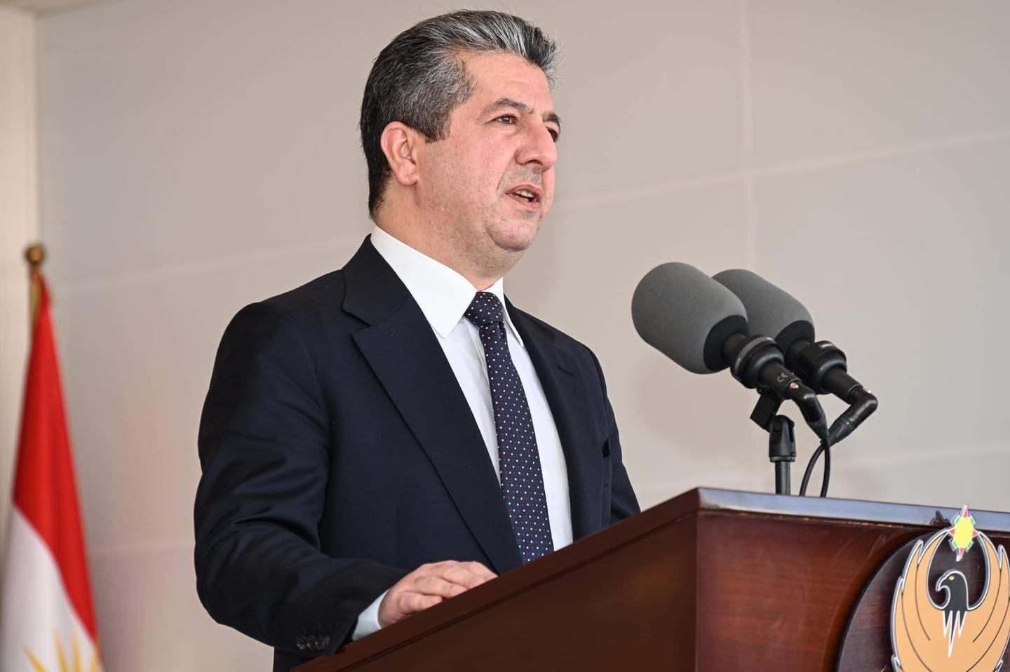 PM Barzani KRG is cooperating with federal government international community to deter external attacks 