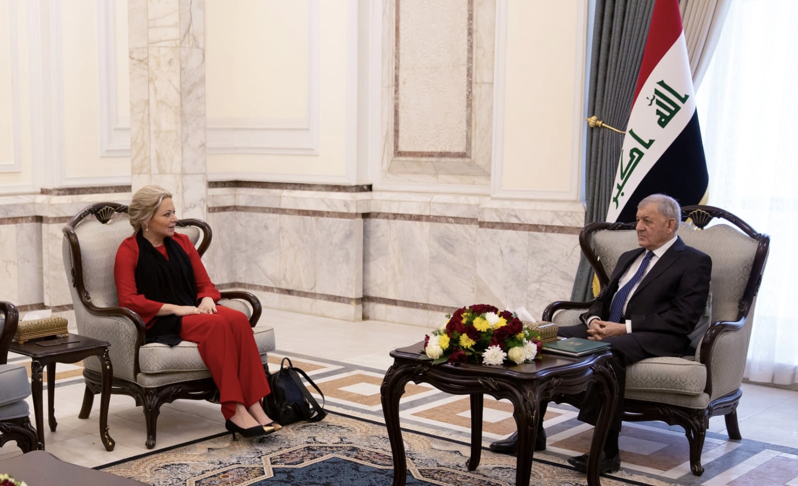 President Rashid receives UNAMI chief in Baghdad