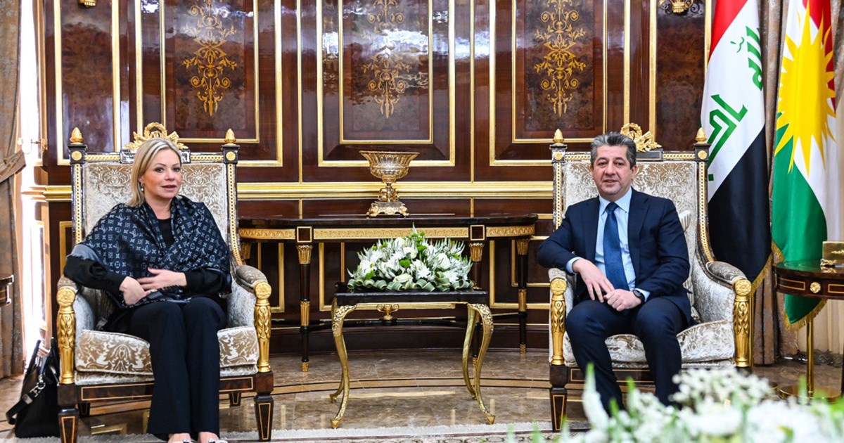 Plasschaert and Barzani discuss Iran, Turkey's attacks on the Kurdistan region