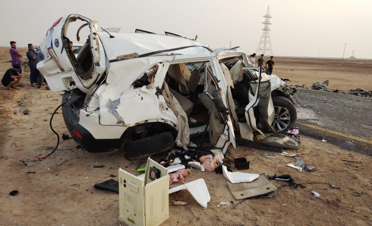 مصرع أربعة أشخاص بحادثين في محافظتين عراقيتين