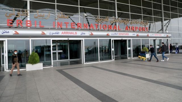 بعد مطار بغداد .. مطار أربيل الدولي يعلق رحلاته الجوية بسبب سوء الطقس