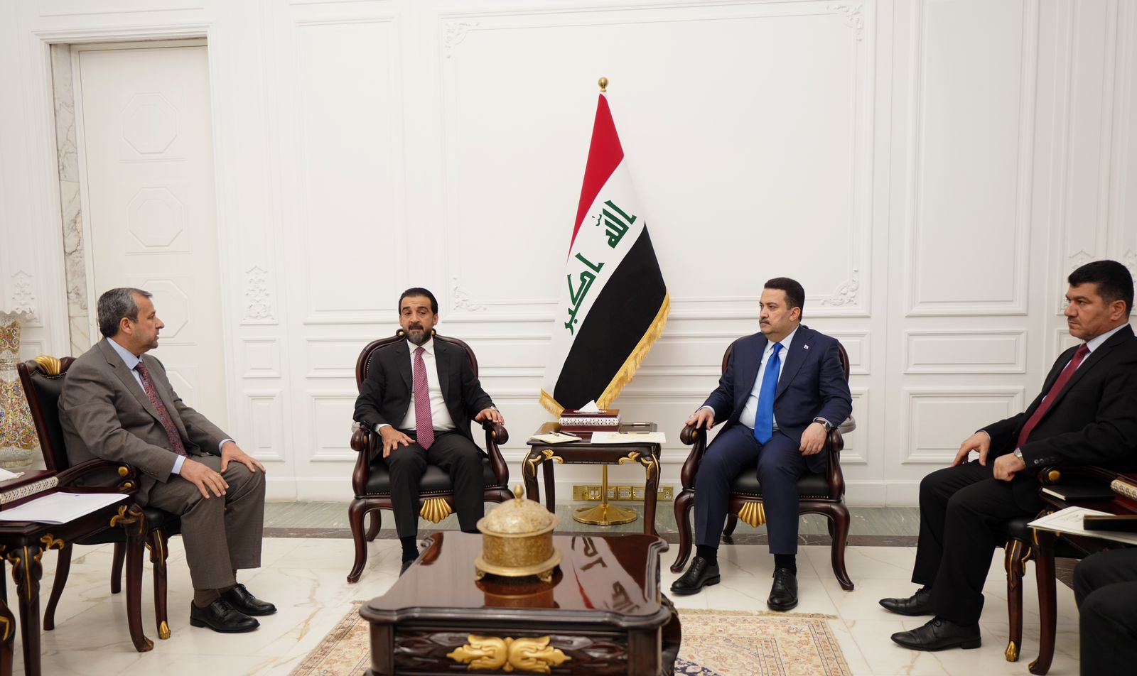 Iraq's Parliament Speaker and Prime Minister discuss preparations for provincial election