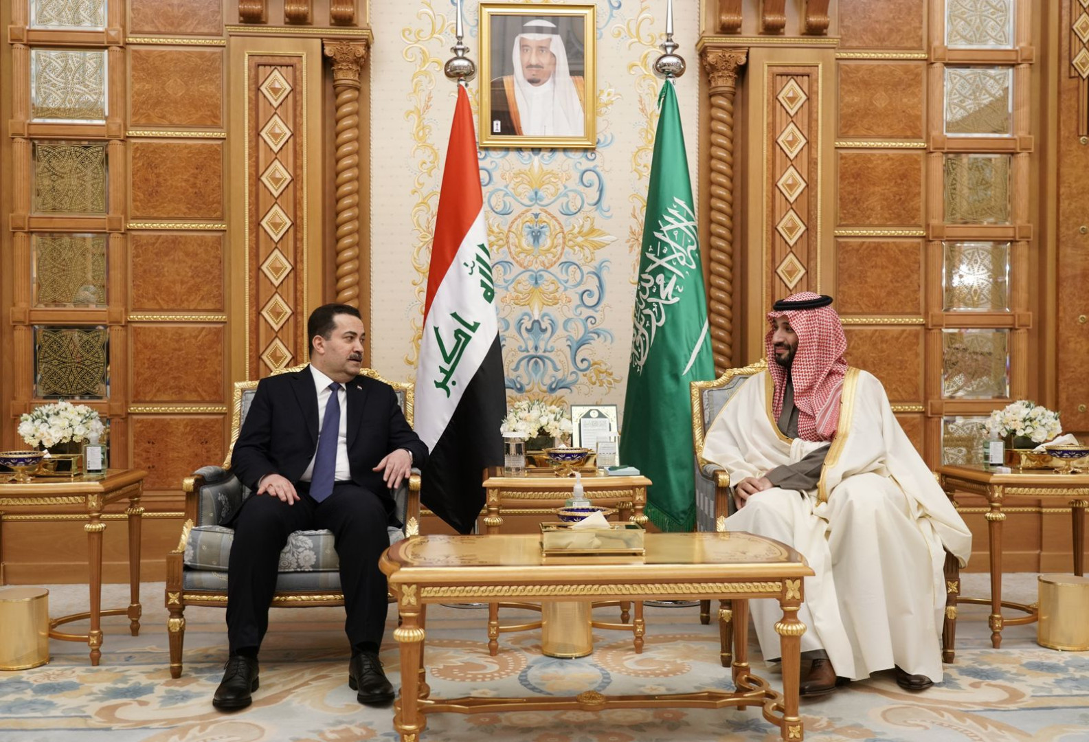 AlSudani Meets with Saudi Crown Prince in Riyadh