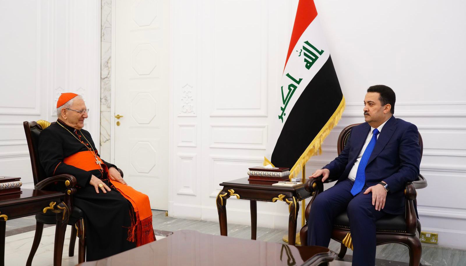 PM al-Sudani Receives Patriarch of the Chaldean Catholic Church in Iraq