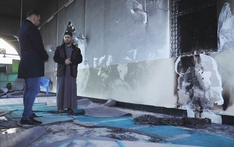 الدايني: حرق المساجد ينذر بعودة "الطائفية" في محافظة عراقية
