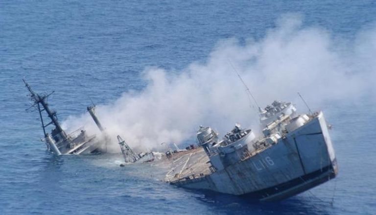 غرق سفينة تابعة للبحرية التايلاندية وفقدان 31 بحاراً