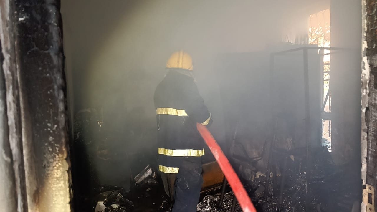 حريق يأتي على شركة مقاولات حكومية وسط بغداد