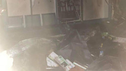 حريق يأتي على مشفى داخل مخيم للنازحين في زاخو.. فيديو