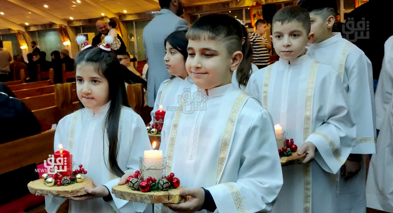 مسيحيو السليمانية يحيون ميلاد المسيح: كوردستان مهد التعايش (صور)