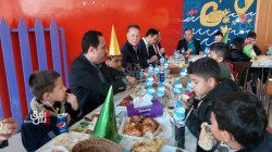 وەرپرسەیل هەولێر وەگەرد مناڵە یەتیمەیل ئاهەنگ ساڵ نوو کەن.. وینە