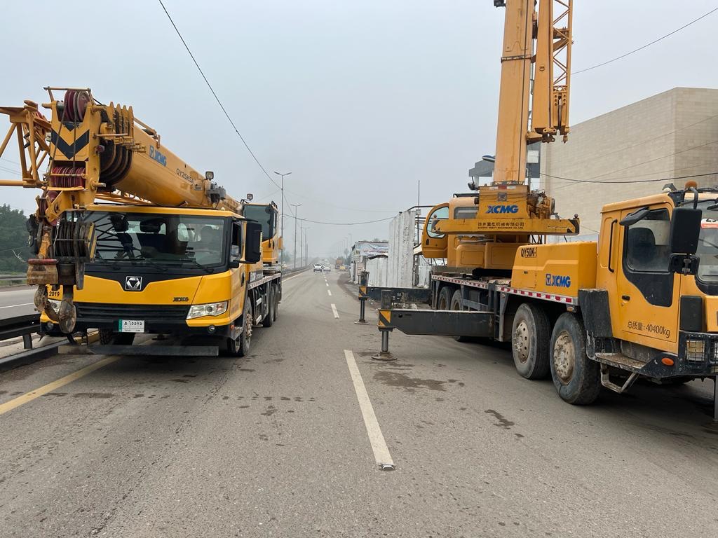 بتوجيه من السوداني .. رفع سيطرتي جسري الطابقين والجادرية وسط بغداد (صور)