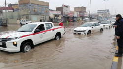 موجة أمطار غزيرة تجتاح مناطق في العراق تستدعي معها تعطيل الدوام