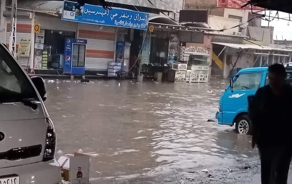 الامطار تغرق مدناً في ديالى ومديرية المجاري تؤكد: الأمر تحت السيطرة