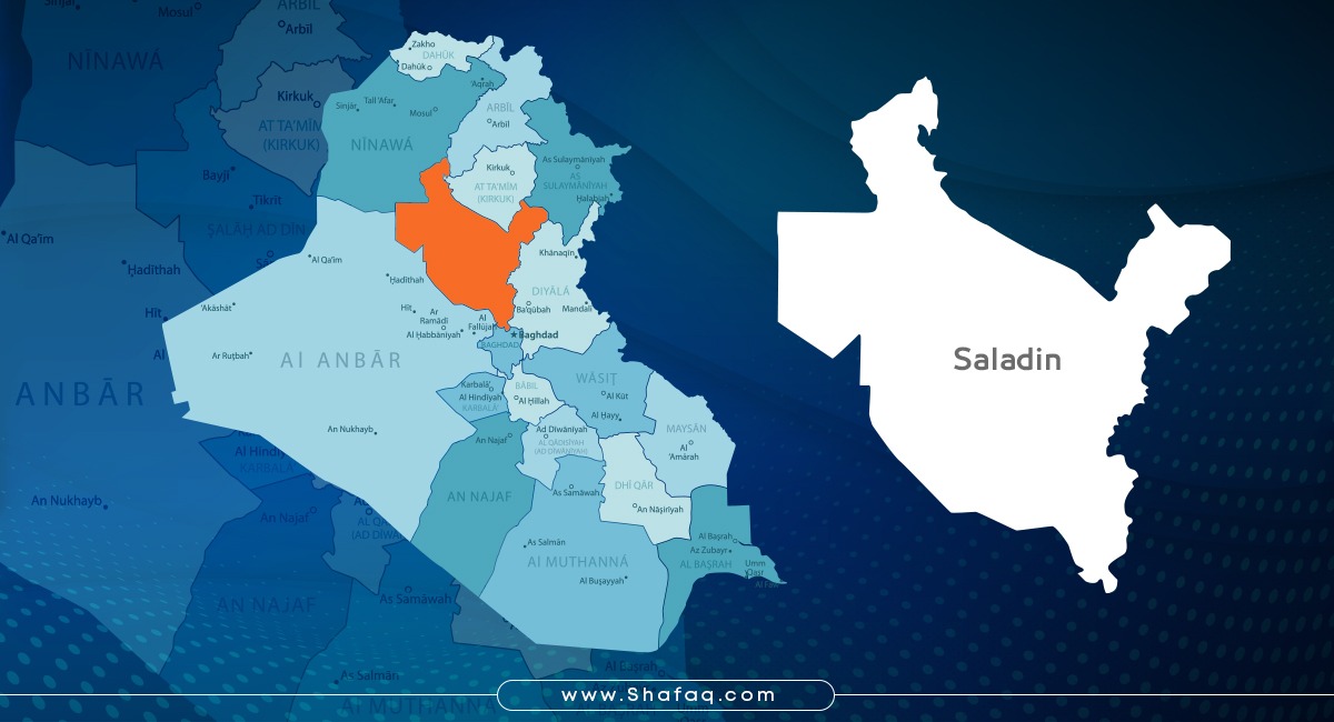 Two Iraqi soldiers were wounded in an ISIS attack in Saladin