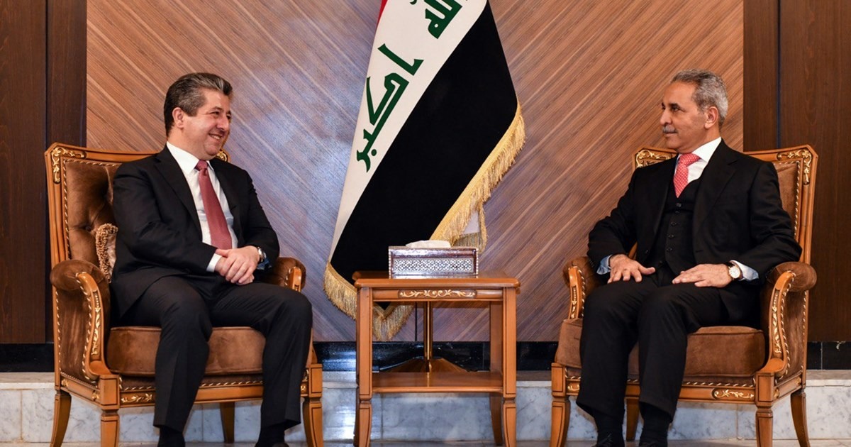 مسرور بارزاني وفائق زيدان يتفقان على حل مشاكل بغداد وكوردستان وفق الدستور