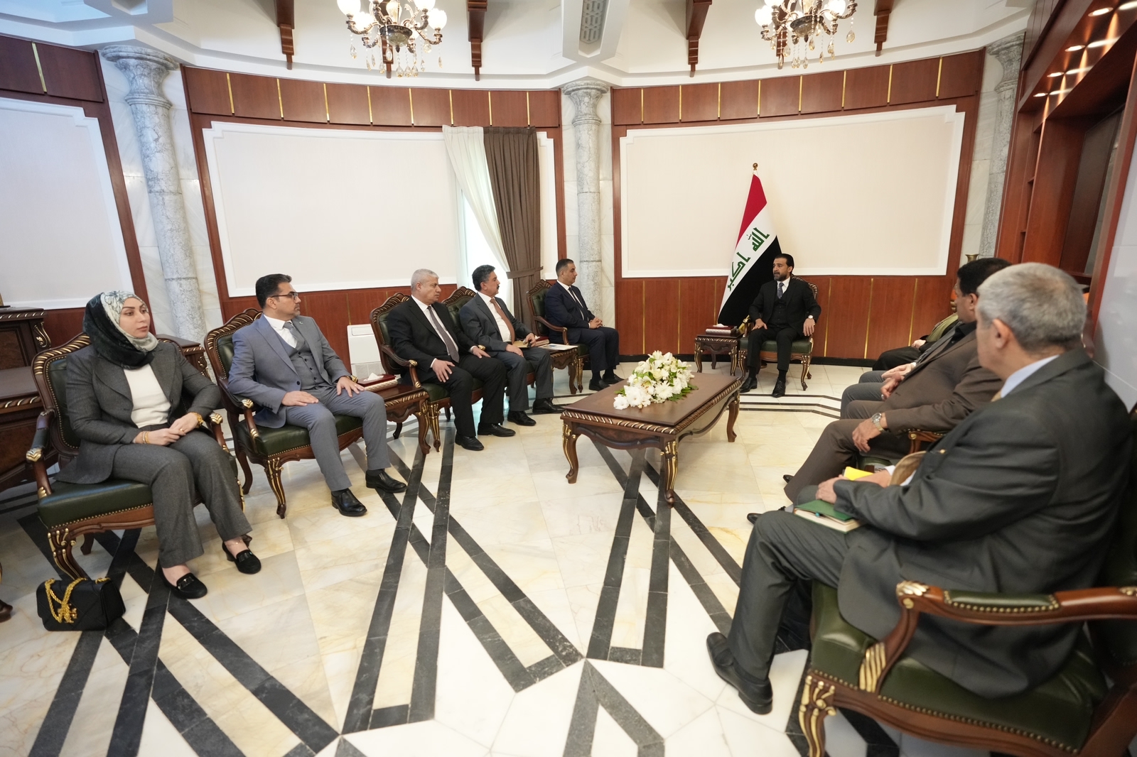 Al-Halboosi receives the Governor of Central Bank of Iraq