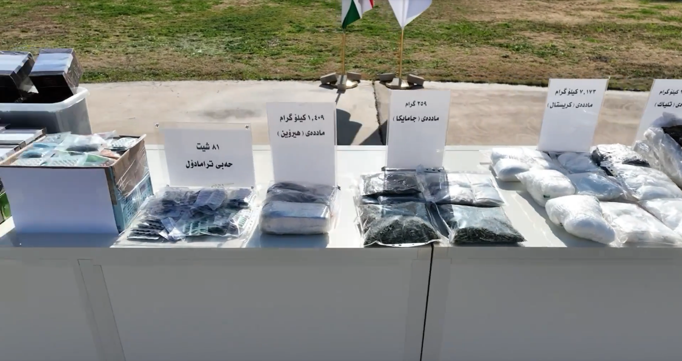 مجلس امن اقليم كوردستان يعلن اعتقال 108 تجار مخدرات خلال شهر (فيديو)