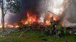 کەفتن فڕۆکەیگ سەربازی لە فلیپین