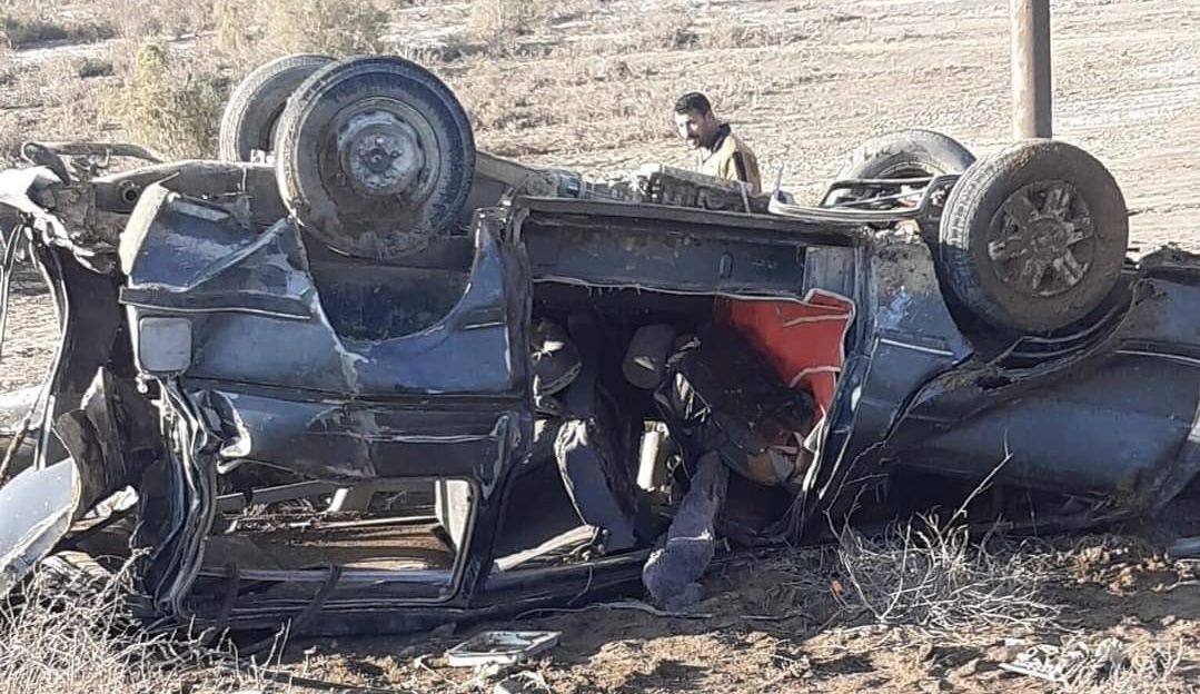 مصرع وإصابة 7 معلمين من مدرسة واحدة بحادث سير مروّع على طريق كوت - بغداد