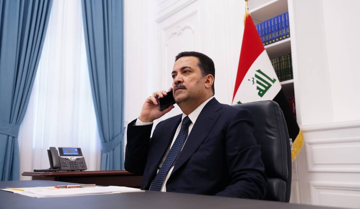 Iraq's PM receives a phone call from Jordan's king