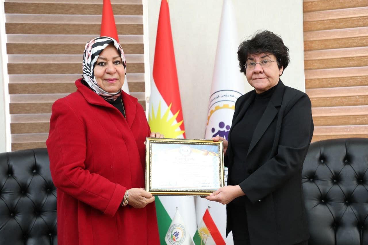 Kurdish minister has been chosen among the Arab world's 100 most influential women