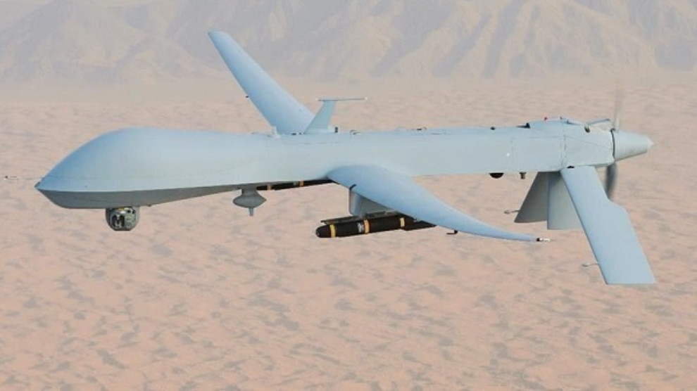 Unknownsource drones target Iraqi trucks near the Syrian borders